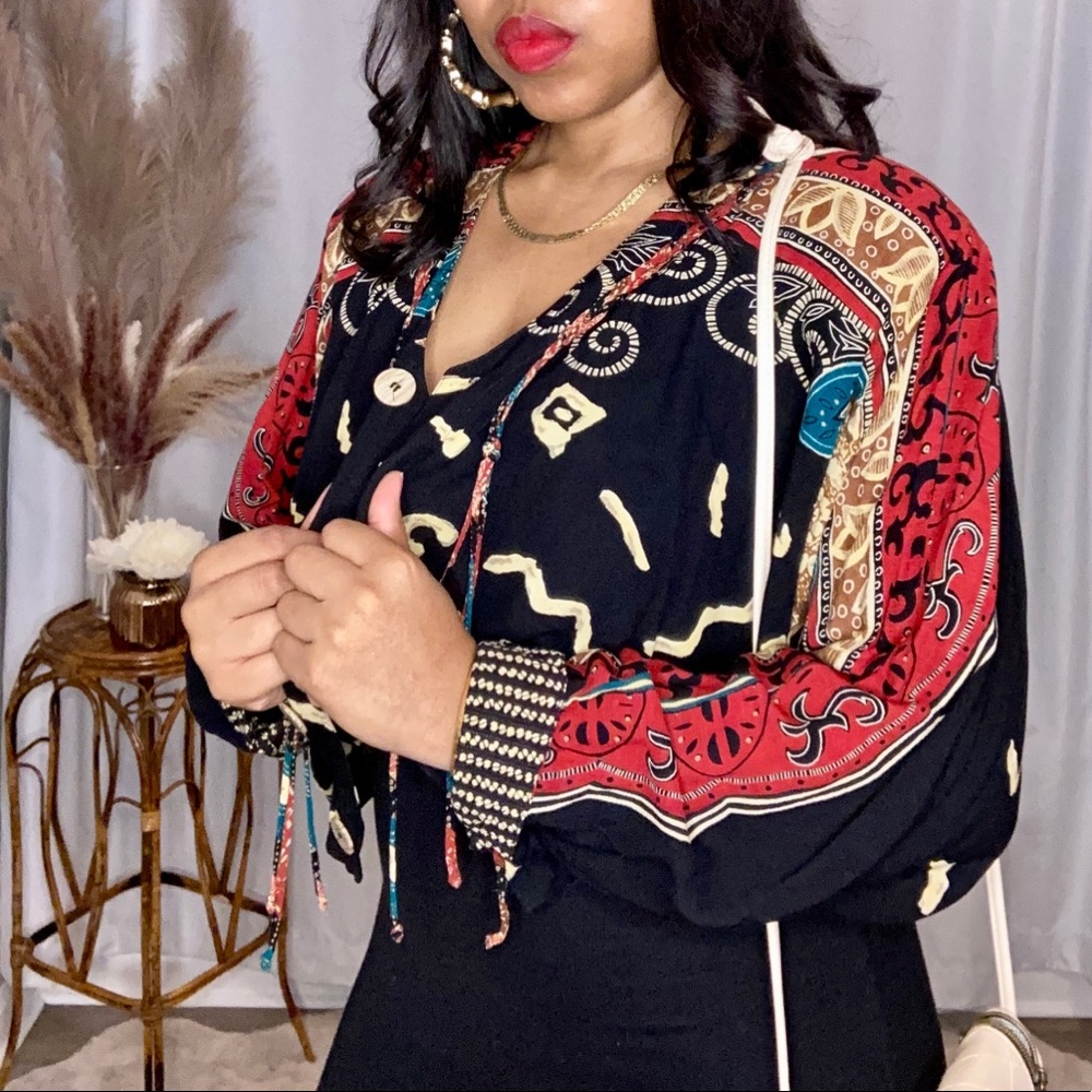Aztec print Blouse